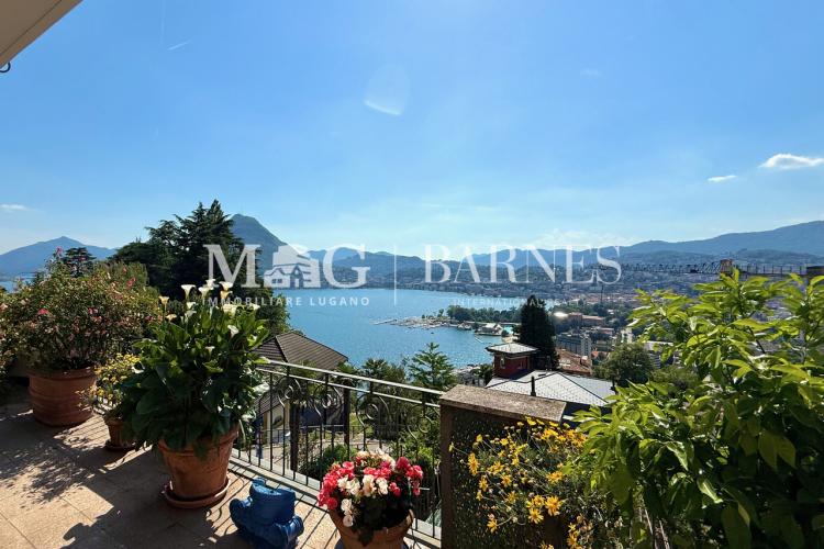 3.5 Chambres Elégance vintage avec terrasse panoramique sur le lac