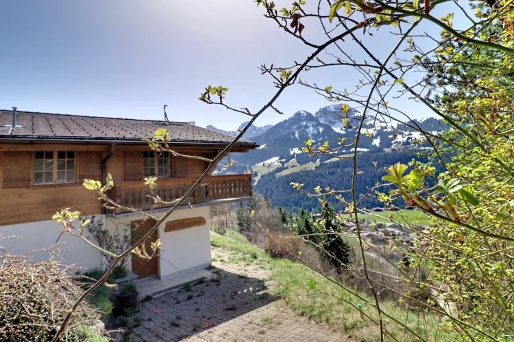 Château-d'OEx - Chalet à rénover avec permis de construire