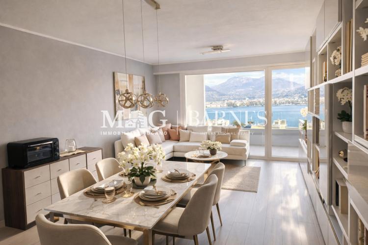 Lugano, Paradiso: appartement rénové de 3,5 pièces avec vue sur le lac