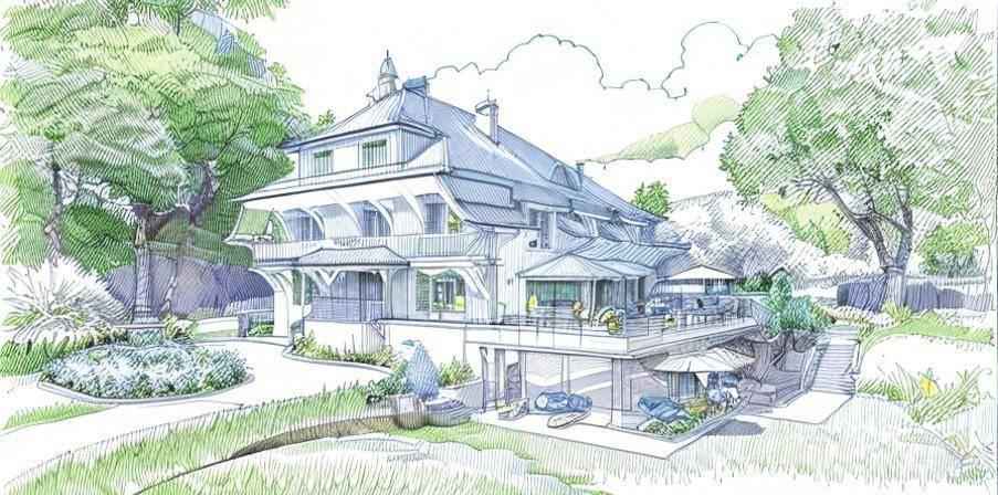 Propriété d'exception nichée dans un cadre idyllique