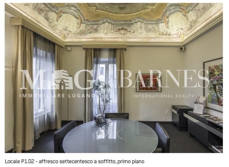 Lugano Centro : Bureaux de représentation dans un bâtiment historique