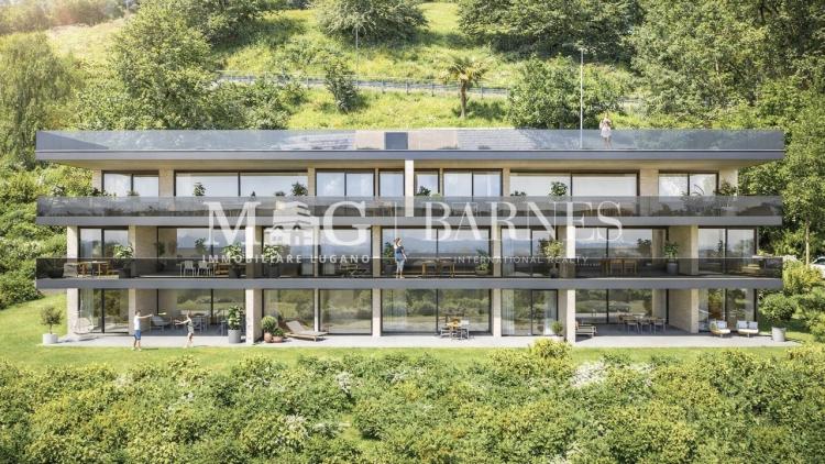 Lugano, Pregassona : Nouvel appartement de 5,5 pièces avec jardin et v