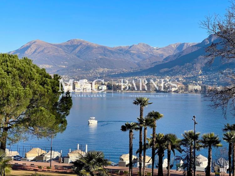 Lugano, Paradiso: Appartement 3,5 pièces au bord du lac avec terrasse