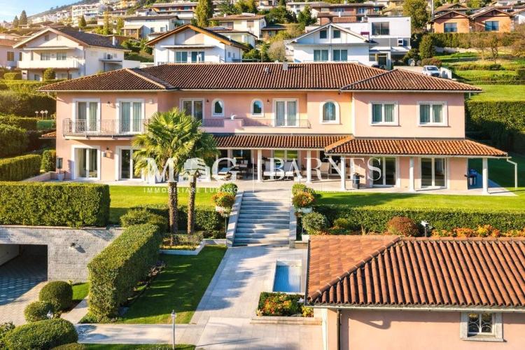 Lugano : Elégante villa avec piscine et annexe