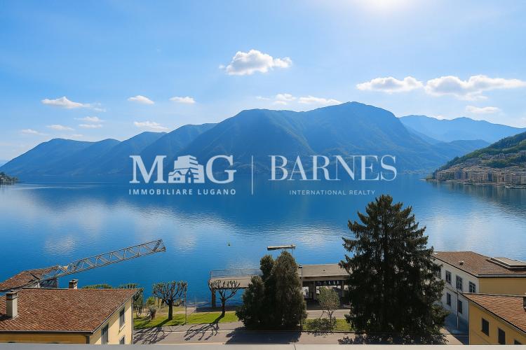 Lugano : Penthouse avec vue sur le lac et terrasse panoramique