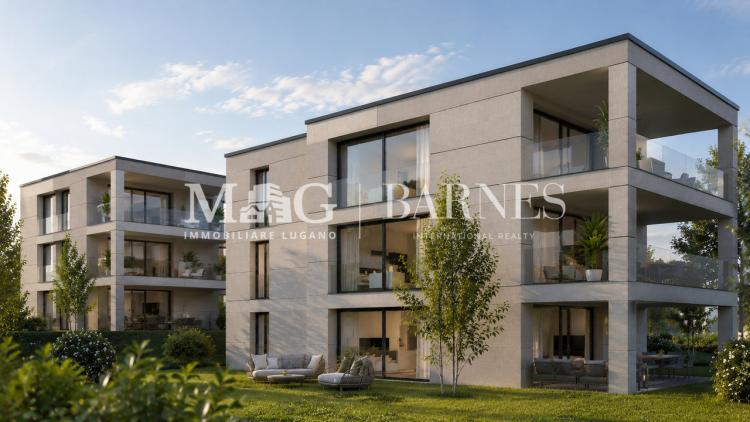 Collina d'Oro : appartement de 4,5 pièces avec terrasse dans une nouvelle résidence