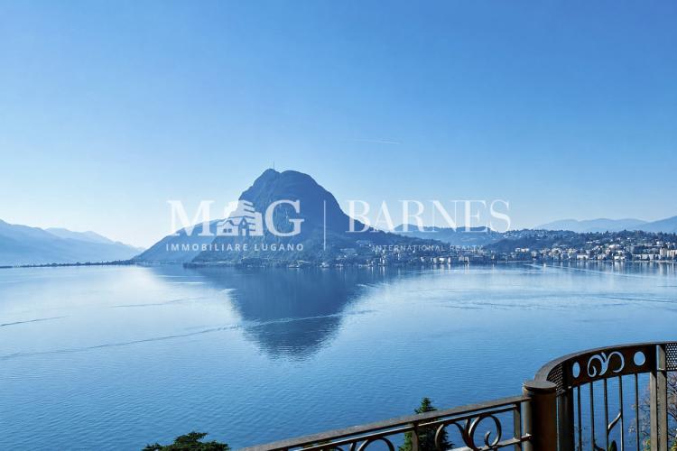 Lugano Castagnola : appartement de 2,5 pièces avec vue sur le lac