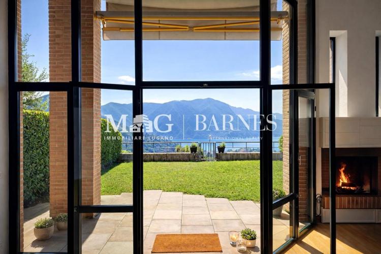 Lugano : Villa avec vue sur le lac et jardin privé