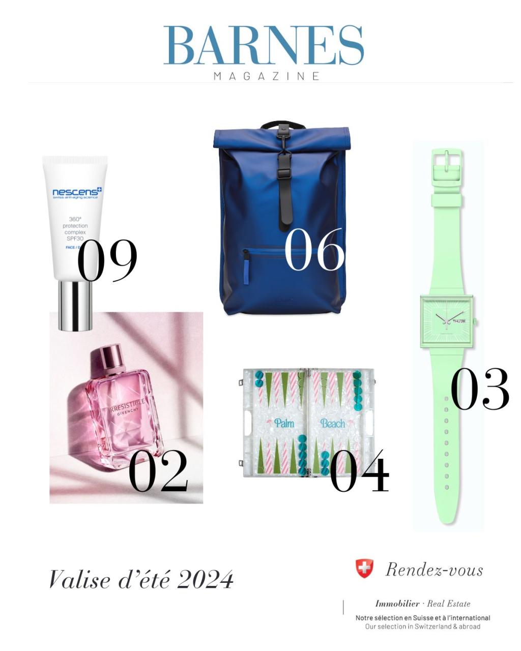 Découvrez notre sélection d'objets pour votre valise d'été !