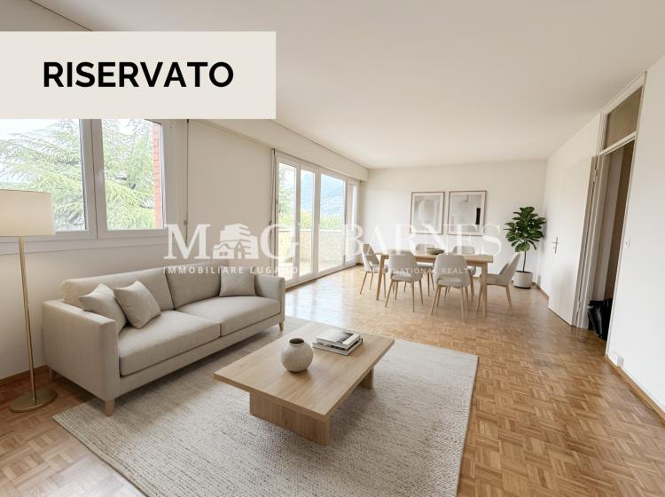 Paradiso: Appartement de 3,5 pièces avec vue dégagée et place de park