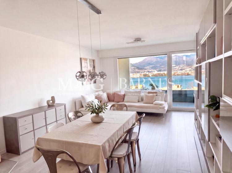 Lugano, Paradiso: appartement rénové de 3,5 pièces avec vue sur le lac