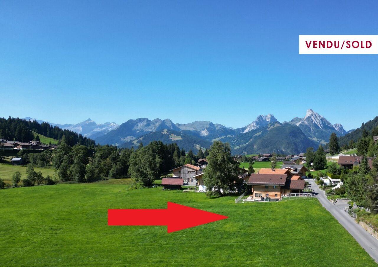 Terrain constructible d'env. 800m2 dans un cadre idyllique à Schönried