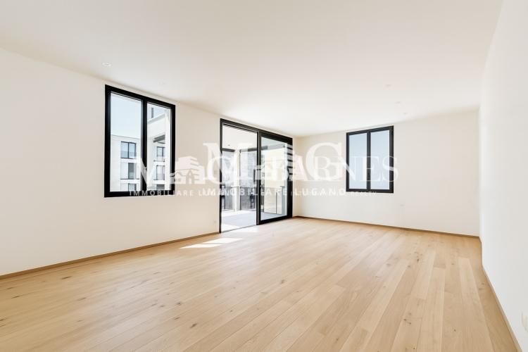 Lugano Centro : Appartement rénové de 4,5 pièces près du lac