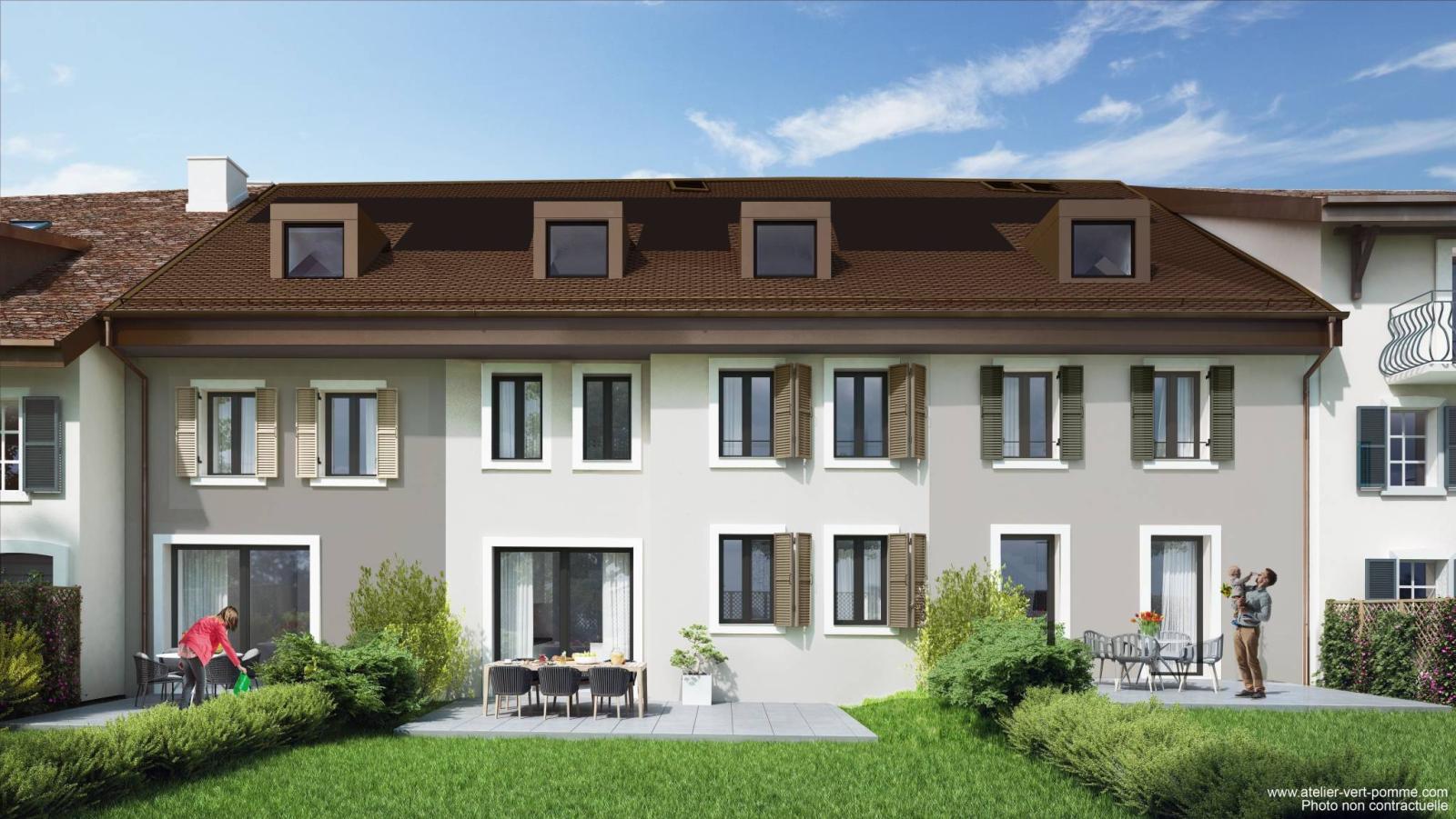 En exclusivité - Belle maison villageoise neuve avec jardin