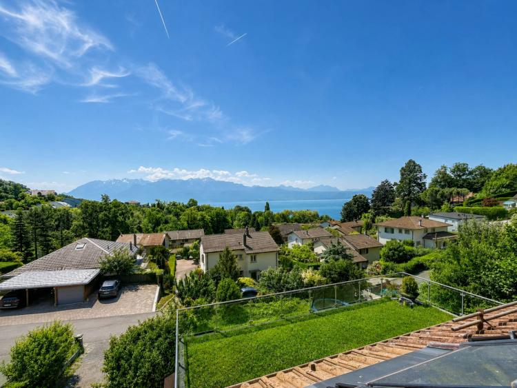 Villa individuelle de 6,5 pièces avec panorama sur le Léman et les Alpes