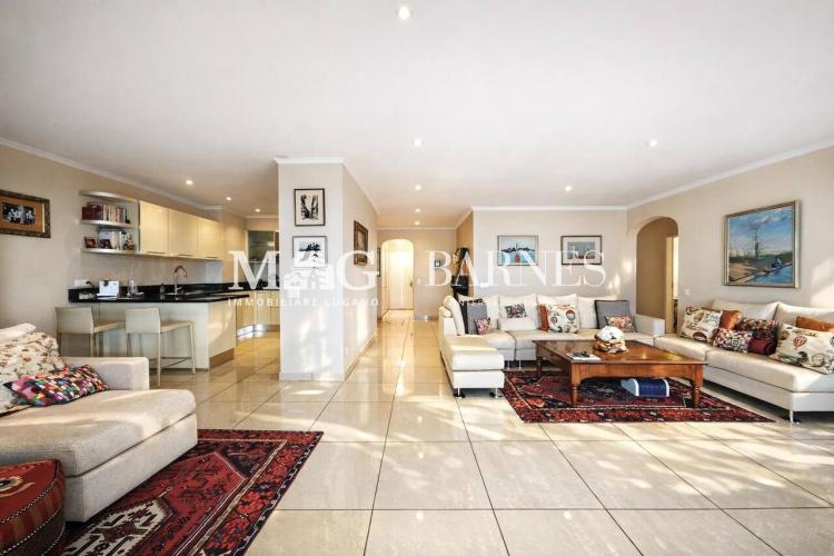 Lugano: appartement de 5,5 pièces avec jardin et terrasse privés