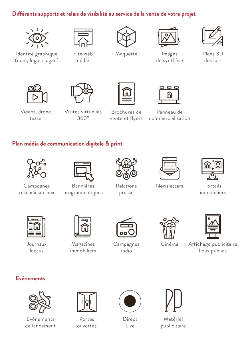 Nos outils marketing