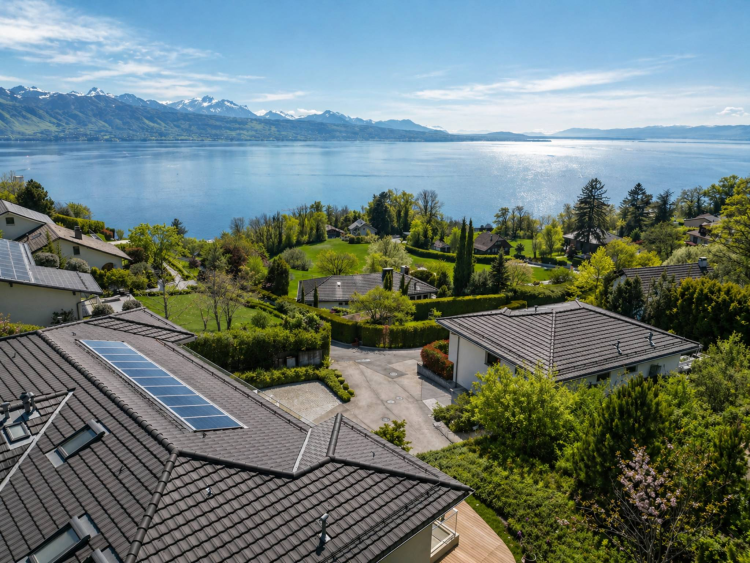Attique contemporain au cœur du Lavaux, avec panorama sur le Léman
