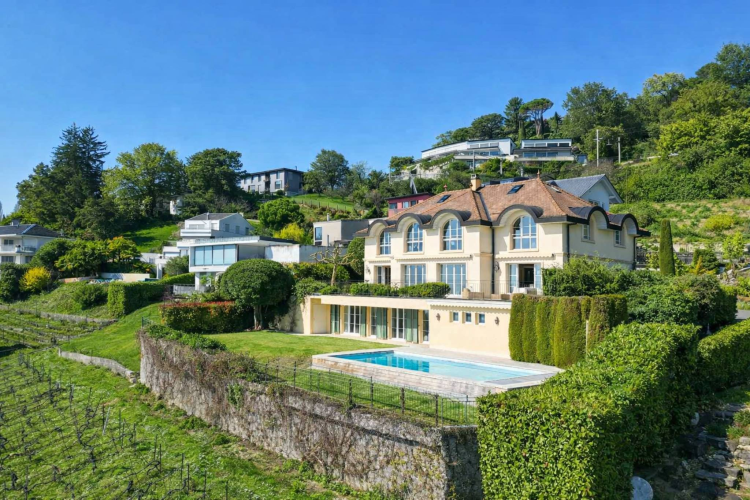 Exclusivité à Lutry – Villa de maître de 420 m2 avec vue lac panoramique