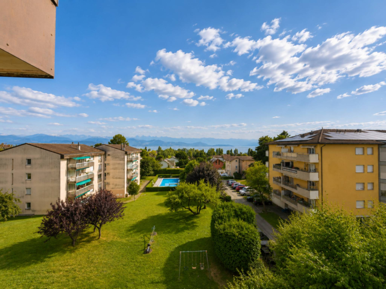 Suspendu face au Léman