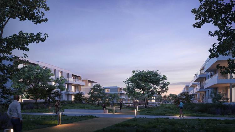 Les Parc des Crêts - Magnifque appartement de 4 pièces de 115 m2 avec balcon de 26 m2 et 3 boxes - F3-38-20