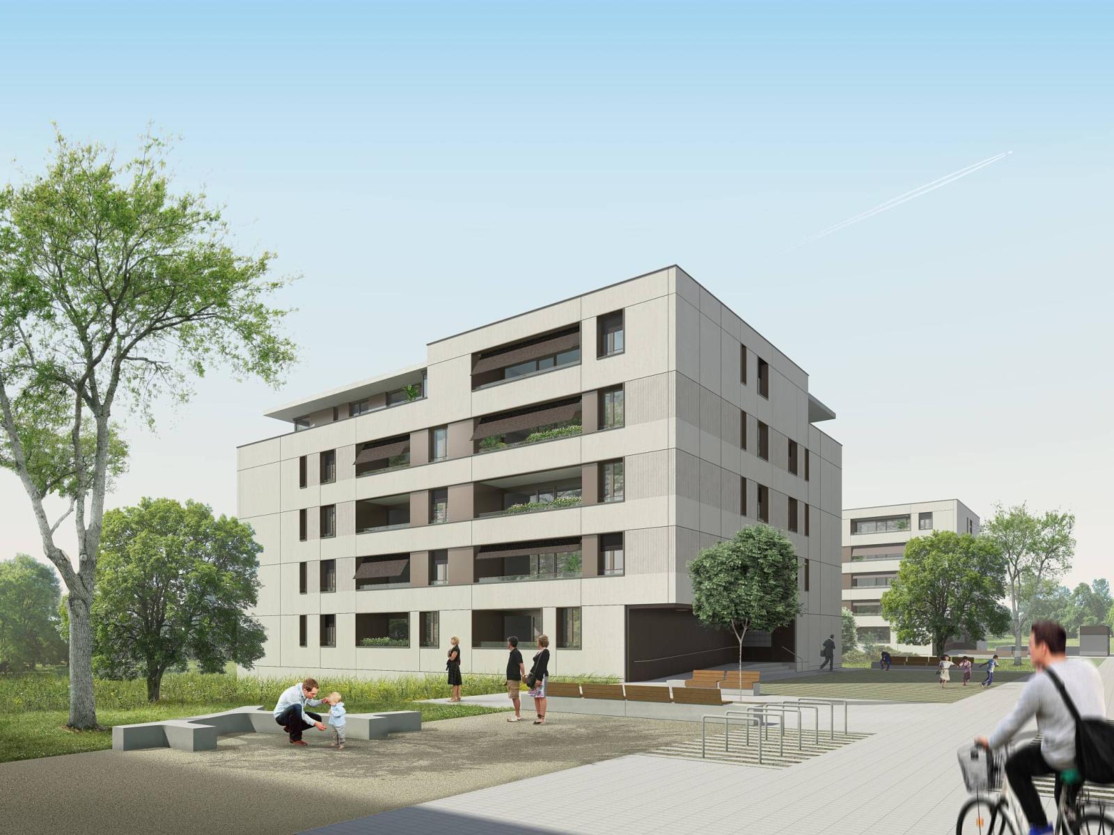 3.5 pièces sis 1er étage - Lot n° E1.2