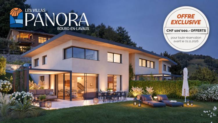 Trois villas de standing sur plans avec vue sur le lac
Villa C