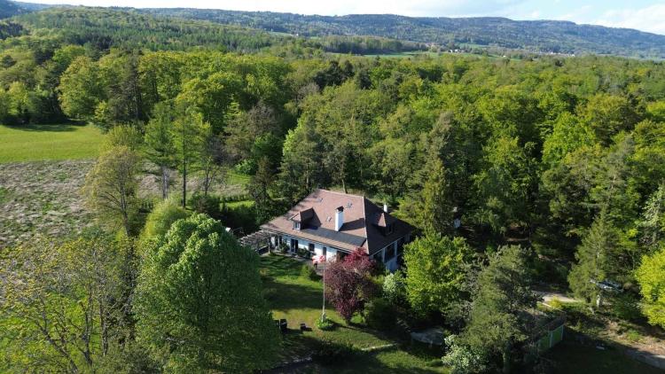 Propriété d’exception au calme absolu, avec vue imprenable sur le Mont-Blanc