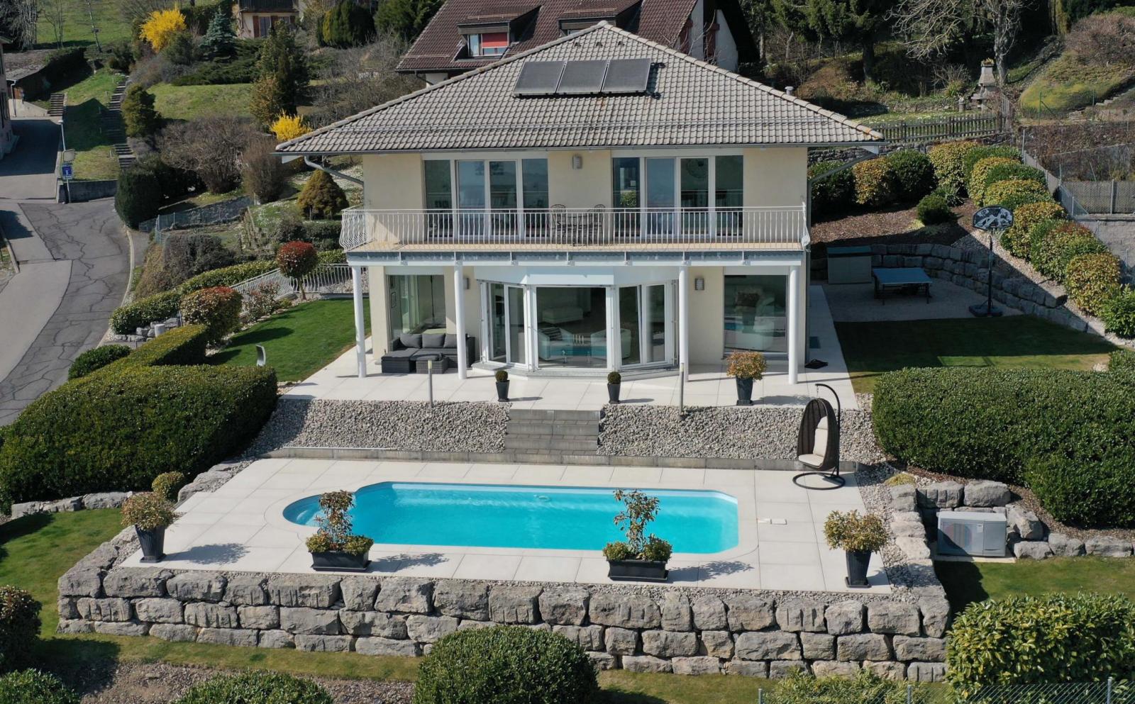 Jongny - villa individuelle 8.5 pièces avec piscine et vue panoramique