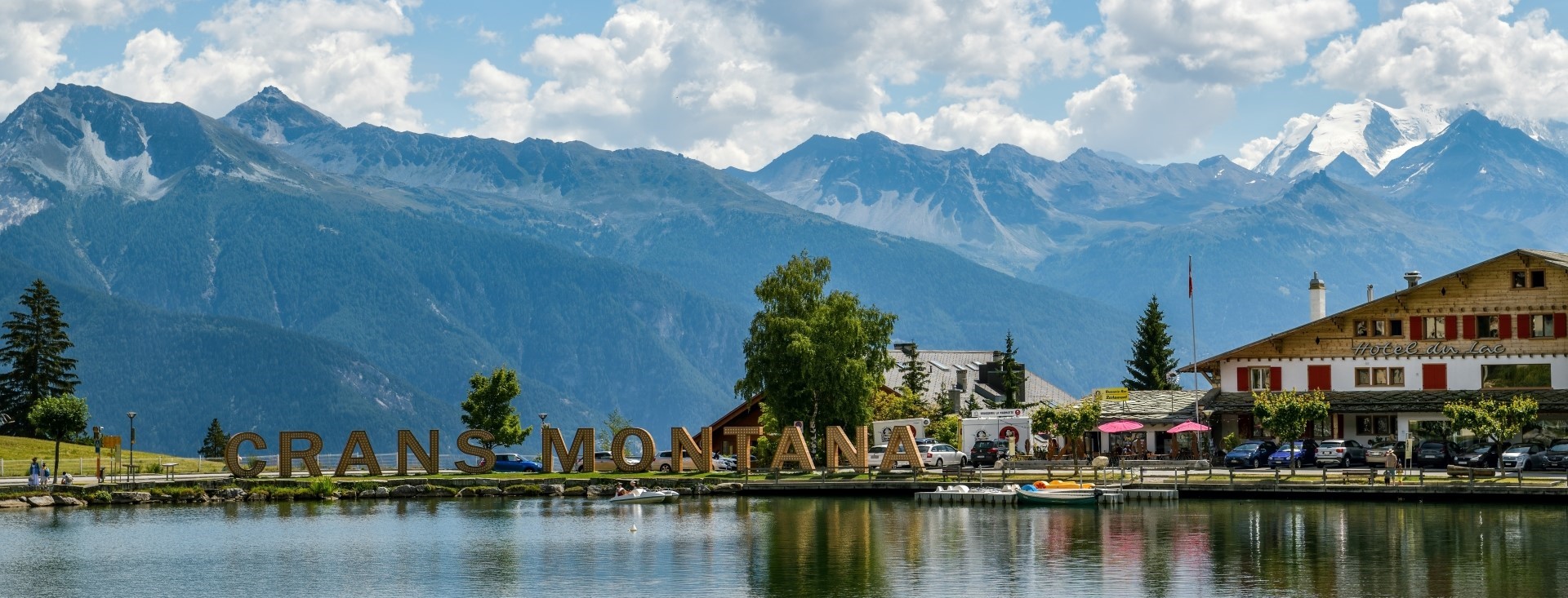 Crans Montana lake