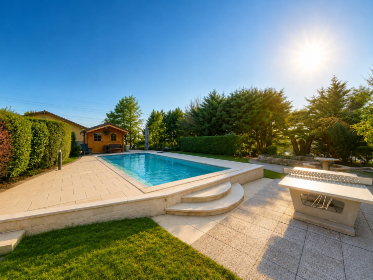 Villa mit beheiztem Pool und freiem Blick in Villars-Sainte-Croix