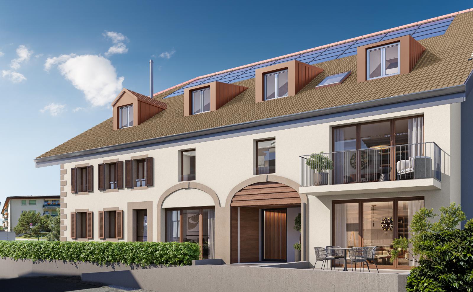 6 appartements de charme au cœur d'Echandens 