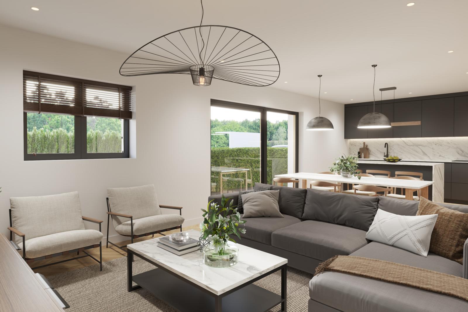 6 appartements avec jardin à quelques pas du centre de Gland