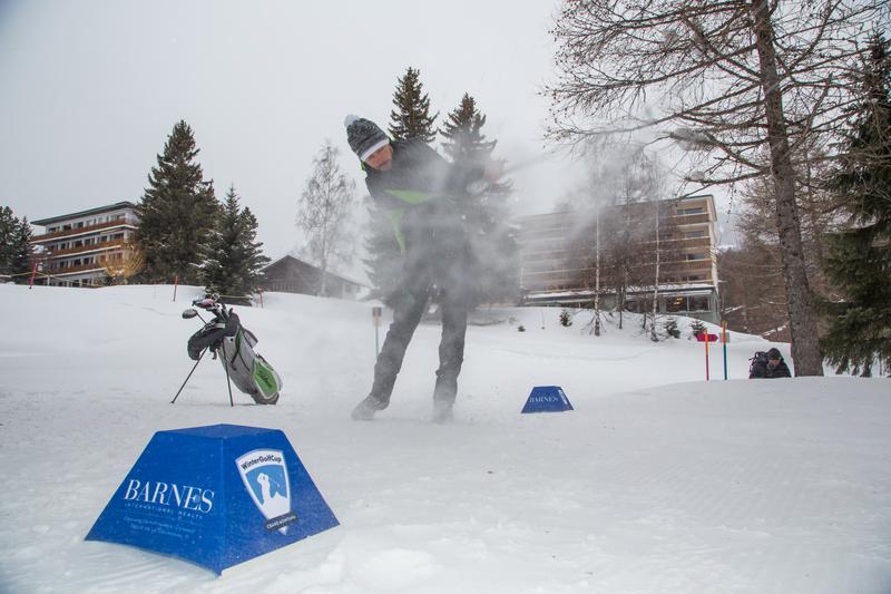 Compétition à Crans-Montana avec la Winter Golf Cup