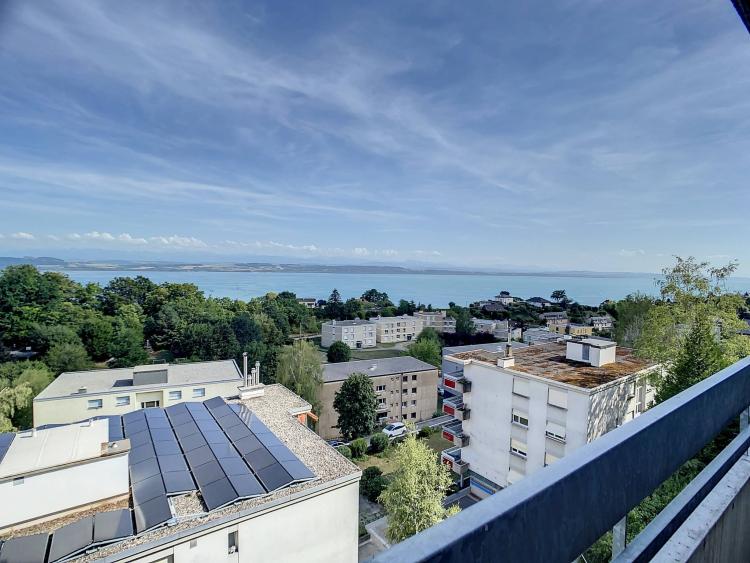 Appartement avec magnifique vue sur le lac et les Alpes