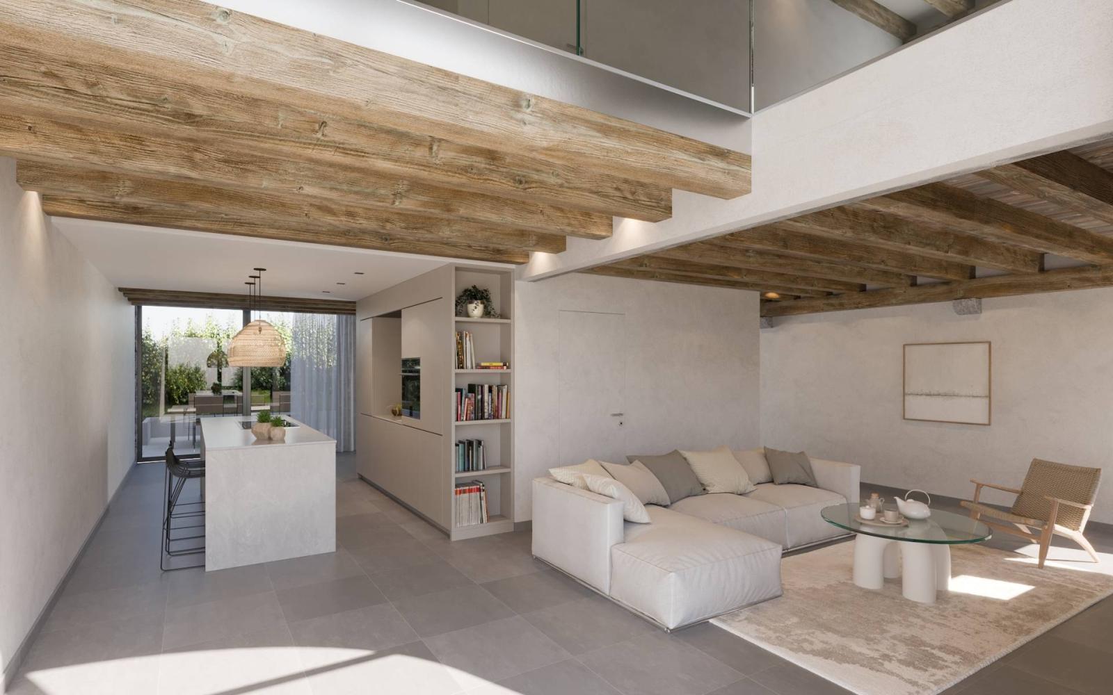 Triplex avec jardin dans magnifique corps de ferme