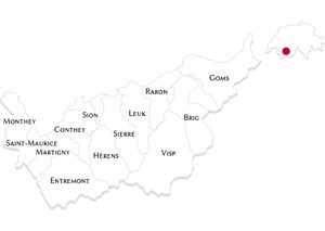 carte valais